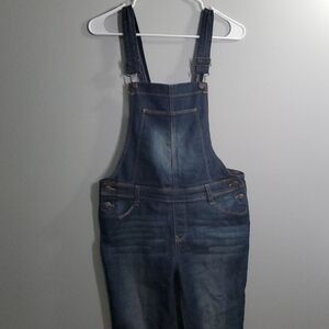 L.E.I Overalls Girls size XL X-large Blue Unisex youth Kids blue Jeans Lei